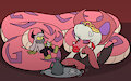 [C] Lilith hangs out with a goat