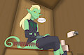 Double outhouse Trouble (toilet use) by Dragon696