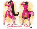 Commission: Selenica - by Spearfrost (front & back) by Ghostwolf36