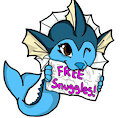 Tjama giving free hugs