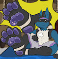 [GIFT]Roy in the Gym by RandyTheArtDog