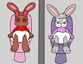 Relieved Bunnies -By RitaTheWoodpecker-