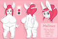 Mallows Ref Sheet (art by Saucy)