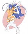 Bunny Felicia (art by VelvetIcicle) by TigershardX