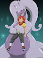 [Commission] Goodra & Trainer by WinickLim