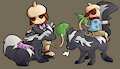 Skunk groomer by Linker