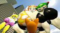 Tails' Giant Harem by CartoonWatcher1234