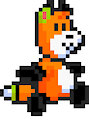 Emerald Fox running by EmeraldTheFox