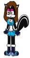 Violet the Skunk by BananaParadePanta