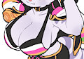 Rivet participating in a fashion show by darkfist