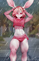 Jogging in the Rain by DragonFU