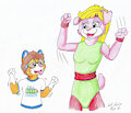 Working out by SilverSimba01