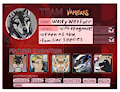 Wolfy Wet Furr, Art Fight 2023 Card