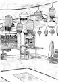 Room of lanterns