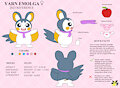 Yarn Emolga Reference Sheet by pichu90