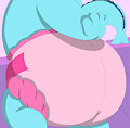 Tjama's poofy diaper