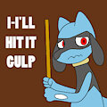 Mega Lucario Punishes Riolu