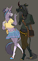 Besties by lizacoyote