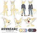 Rennearc Ver. 2019 Ref sheet by felice-chan by Rennearc