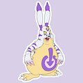 BackdoorGabumon stickers - Big Chungus