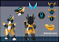Egyptian Protogen adopt from clown-grin by Rennearc