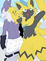 [Commisison] Zeraora vs Strabimon by WinickLim