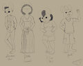 Vesp&eacute;r Family Portrait [Sketch]