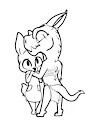 Princess Dragon and Doe by lizacoyote