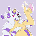 BackdoorGabumon stickers - Thumbs Up