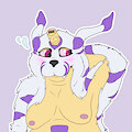 BackdoorGabumon stickers - Shy
