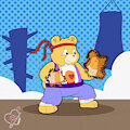 Tough Love Bear by YoungAtHeartBear