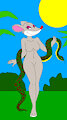 Thea stilton she in the jungle she has a pet snake python! by serram04
