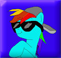 rainbow dash is cool by frogtable125