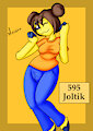 pokedex 595 Yumii Anthro Joltik by bernardo393