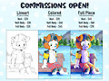 Commissions Open! by AuzziPup