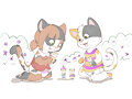 Calico Critter Kitties -By LittleBearArnold-