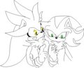 Mephilver, comparing chest fur. -w-