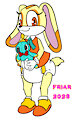 Cream The Rabbit In Diaper