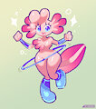 Mint sketch as an axolotl by Spaicy