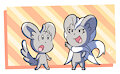 Minccino & Cinccino by SrErizo
