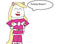 Minerva Mink Cosplays Pink Ranger