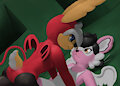 Bunny and Raccoon