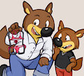 Shopping with dad by Dandi