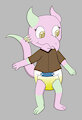Pastel the diapered Kobold