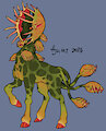 Many Mouths Giraffe by Flipside