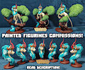 Selling figurines!