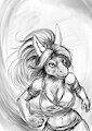 donkey sketch 004 by Kayodebyte
