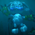 [3D] Gatomon anchored in the fish lake