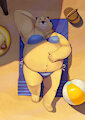 Shaded Beach Bear