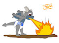 Little firebreather by 00aa